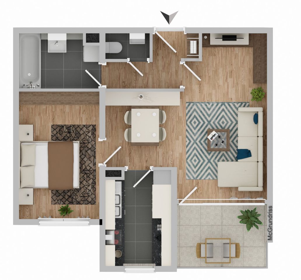 Grundriss zur Illustration