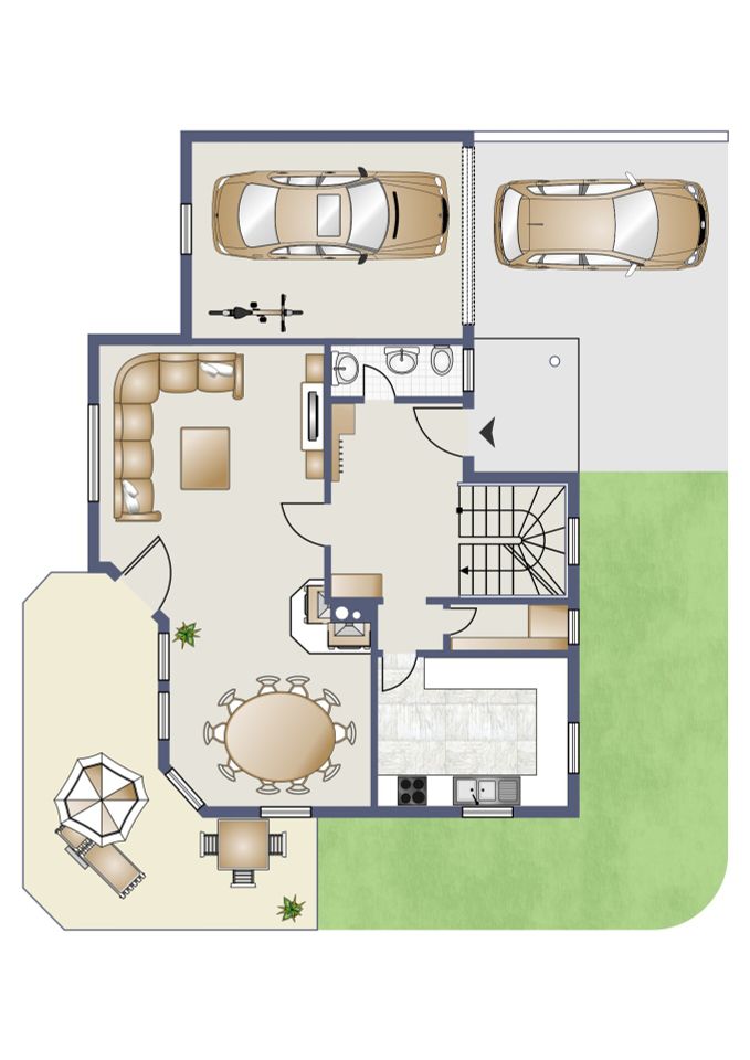 Erdgeschoss unverbindl. Illustration