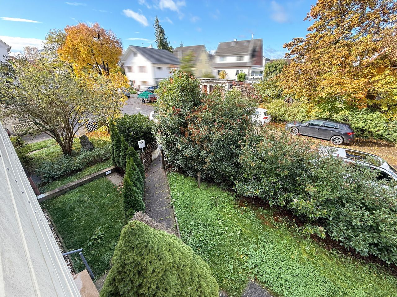 Aussicht Balkon 1. OG nach links