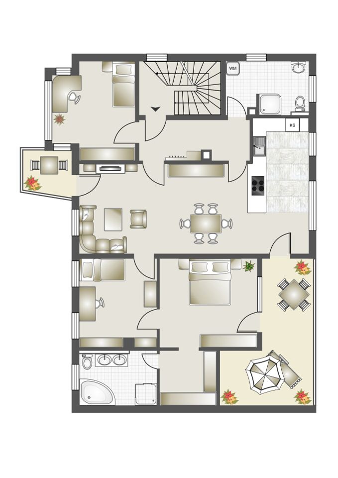 Grundriss zur Illustration