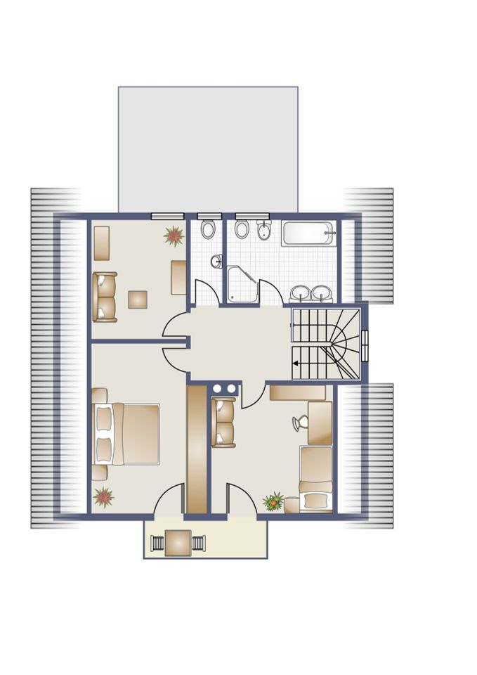 Dachgeschoss unverbindl. Illustration